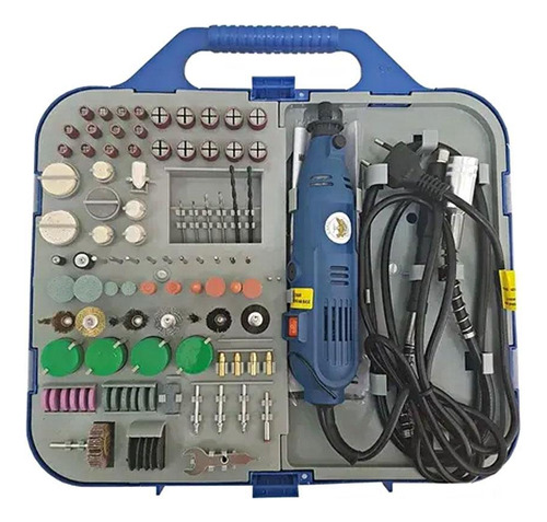 Kit Micro Retifica Com Maleta 163 Pçs 250w 127v Songhe Tools