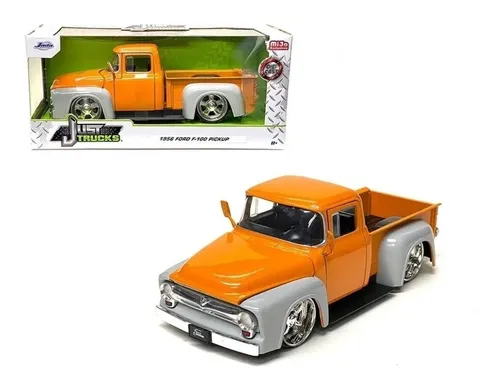 comprar Jada 1:24 1956 Ford F-100 Pickup Naranja Camioneta Caja 