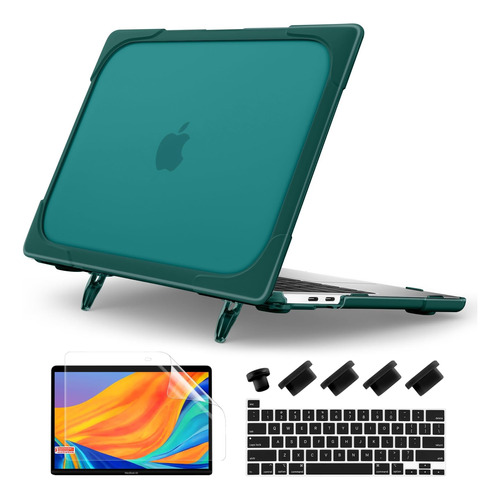 Funda Dongke Para Macbook Pro 13 M2 + C/teclado Green2