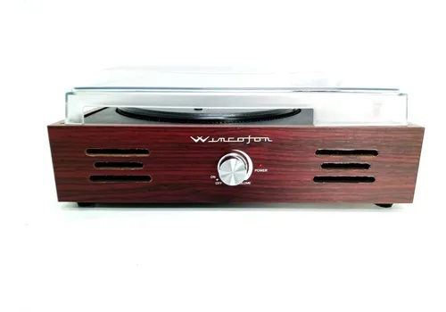 Tocadiscos Vinilo Winco W408 Marrón