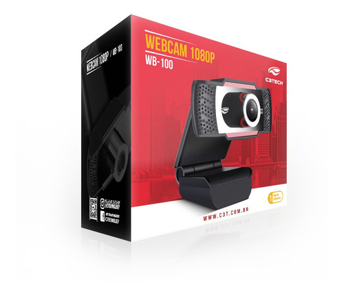 Imagem 4 de 4 de Webcam C3tech Hd 1080 Wb-10bk