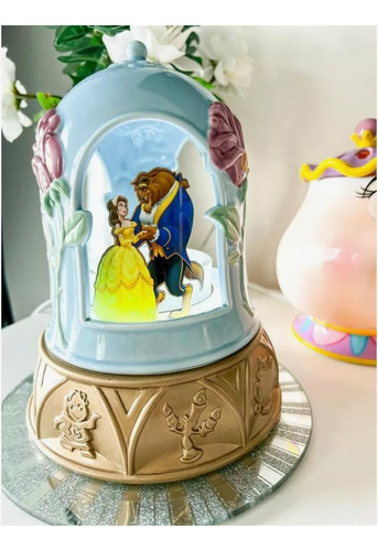 Calentador Scentsy La Bella Y La Bestia Azul Claro