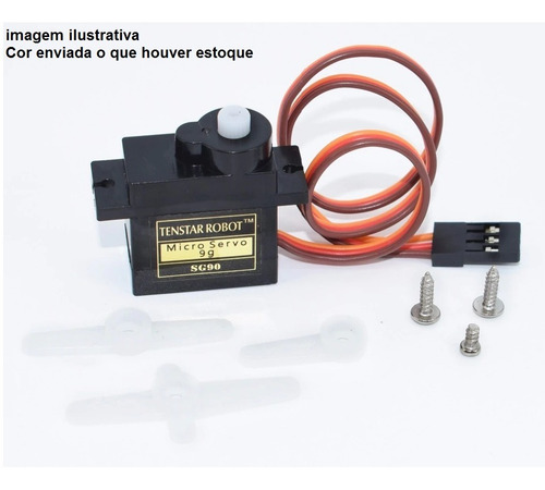 Imagem 2 de 4 de 3x Micro Servo Tower Pro Sg-90 Sg90 Pra Arduino Robot Sensor