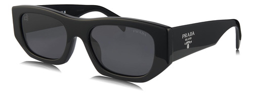 Prada Spr A01s 16k-08z Square Shape Black Silver (Usado)