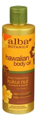 Aceite De Masaje Alba Botanica Hawaiian Kukui Nut Organic 25