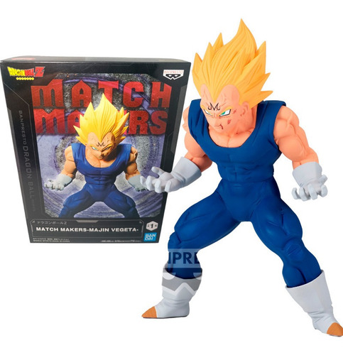 Imagen 1 de 8 de Figura Majin Vegeta Dragon Ball Z Match Makers