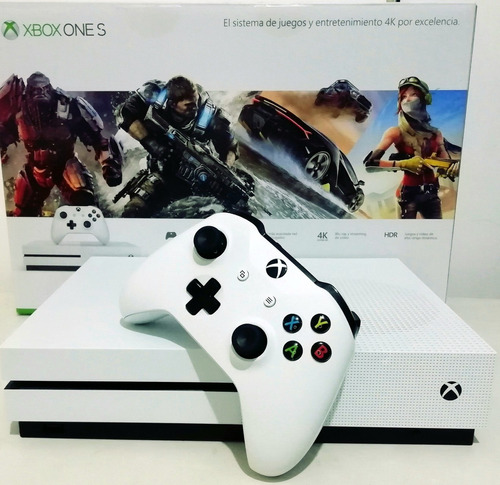 Consola Xbox One S 500gb Incluye Cables Y Control 