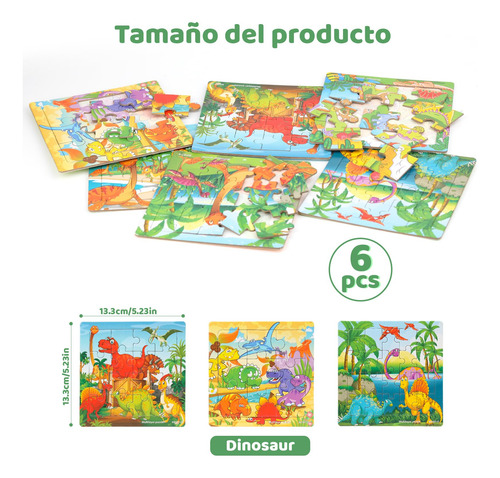 Rompecabezas Para Niños, 6 Piezas Juguetes De Rompecabezas