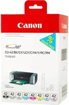 Comprar Canon Cli-42 Pixma Pro-100 Cartuchos Repuesto 8 Tintas