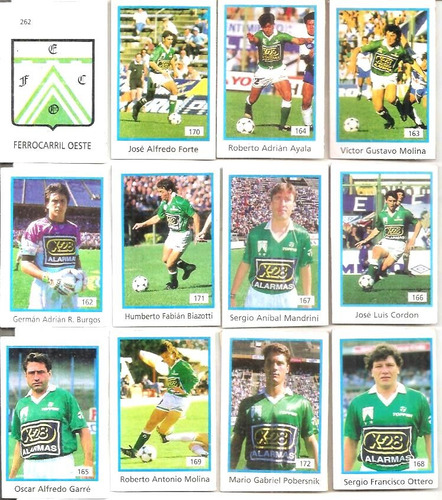  Ferro 94 Completo + 92/3/6/8/9/2000- 61 Figuritas Distintas