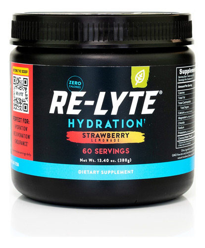 Redmond Re-lyte Electrolyte Drink Mix (strawberry Lemonade)