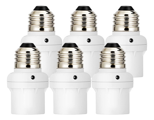 Toma De Sensor De Luz E26 E27 Paquete De 6