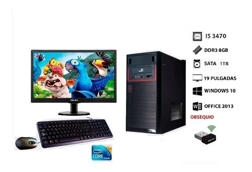 Imagen 1 de 2 de Computadora I5 Monitor Teclado Y Mouse