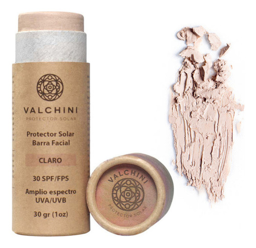 Protector Solar Barra Facial Claro 30 Spf Valchini Deporte