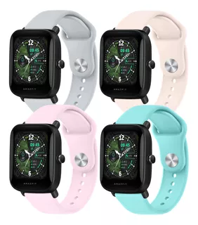 Paquete De 4 Bandas Para Amazfit Gts2, Gts 2e, Gts 2 Mini B.