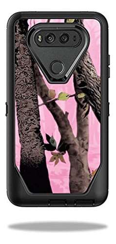 Carcasa Para Telefono LG V20, Diseño De Camuflaje, Lila