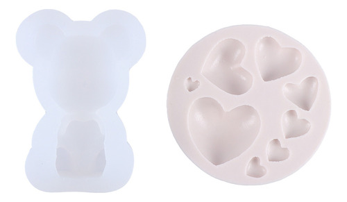 Set De Silicona Para Hacer Manualidades Con Forma De Corazón
