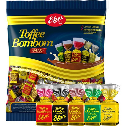 Bombom Toffee Mix- Erlan- Pct 500g