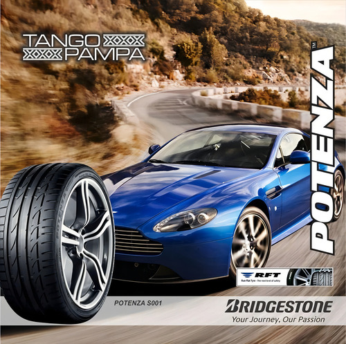 Neumático Bridgestone 255/40 R18 Potenza S001 Rft Índice De Velocidad Y