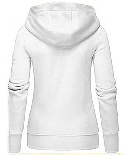 Sudadera L Para Mujer, Con Capucha, Cuello Alto, Manga Larga
