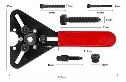 Kit Extractor/instalador Embrague Compresor Aire Coche 8 Pzs