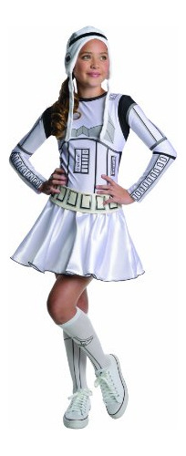 Star Wars Girl Tween Stormtrooper Traje