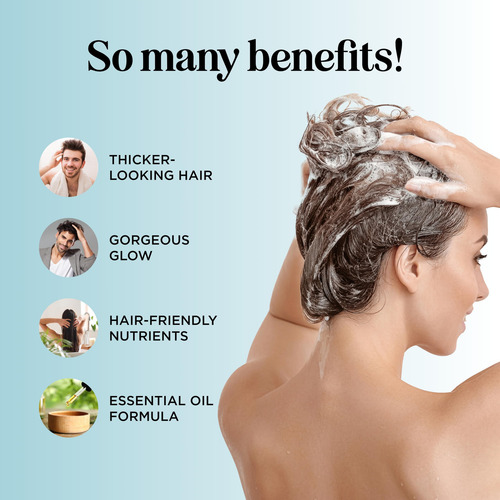 Shampoo De Biotina Volumizante Para Cabelos Finos - Thin Hai
