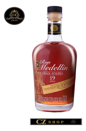 Ron Medellin Gran Solera 19 Año - mL a $236