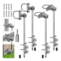 Comprar Anclajes Insagra Multiusos Para Tierra 4 Piezas + Accesorios