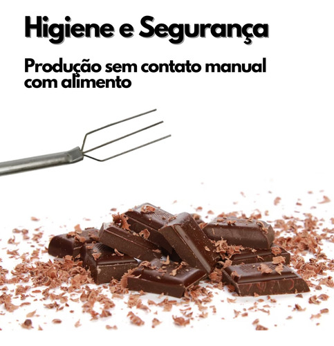 Kit 2 Garfos 3 Pontas Para Banhar Bombons Trufas Pão De Mel