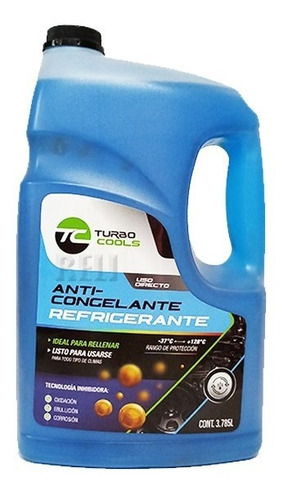 Garrafa Anticongelante Coolant  Azul 3.78 L