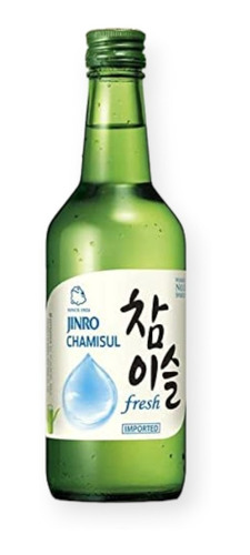 Soju Coreano Jinro Chamisul Fresh 16.9% 360 Ml