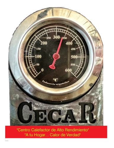 Salamandra Cecar Bajo Consumo Con Horno 22 Kcal No Lepen