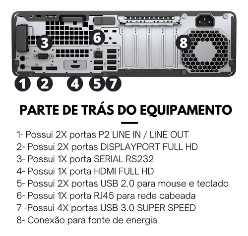 Computador Pc Barato Automação Pdv Escritório I7 Ssd 256gb W (Recondicionado)