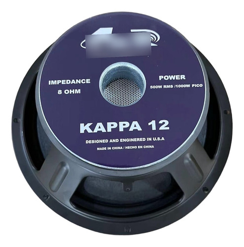 Woofer 12 Pulgadas 600 W Parlante Array Gbr Kappa12