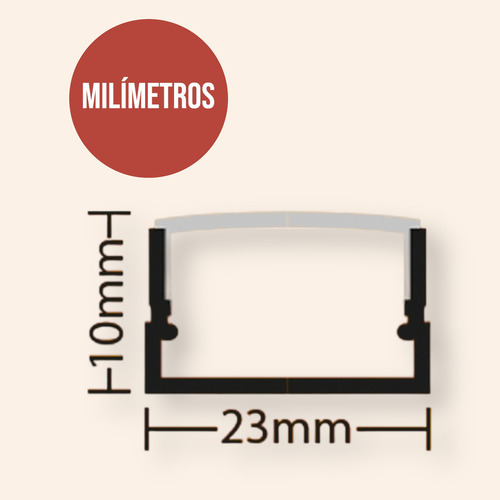Lámpara Barra Tira Led Con Sensor 10w 50cm Autoadherible Estructura Luz cálida