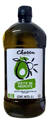 Aceite 100% Puro De Aguacate Natural 2 Litros Chosen Foods