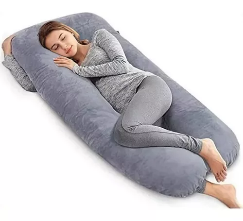 Almohada embarazada de 116x65cm para mujeres embarazadas Cojín para cojines  de embarazo Apoyo de maternidad Lactancia materna para dormir