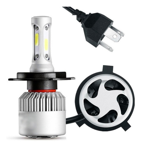 Led Cree S6 Plus H4 +led T10 Alta Baja Gol Trend Power Corsa