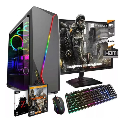 Pc Gamer Armada Amd Ryzen 5 2600 Hd 1tb Gtx 1050 2gb Gddr5