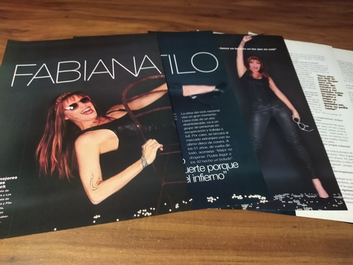 (ar114) Fabiana Cantilo * Clippings Revista 5 Pgs * 2010