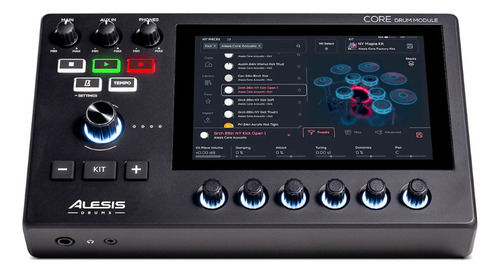 Bateria Eletrônica Alesis Strata Core 9 Peças Cor Preto