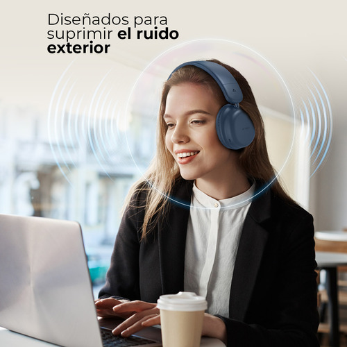Audífonos Inalámbricos Over Ear Honour 2 Plus Hp626 Advanced Color Blanco