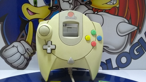Controle Sega Dreamcast Original Joystick Amarelado