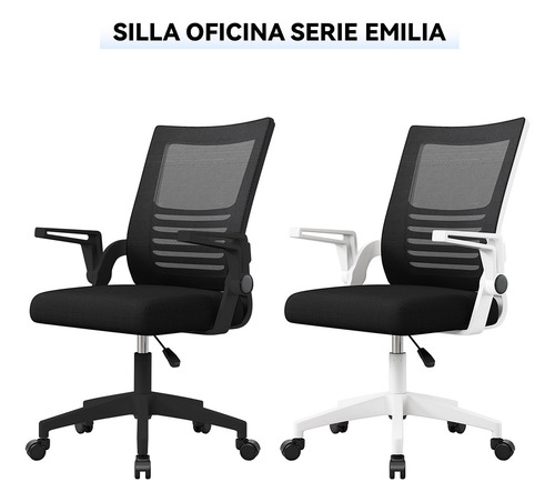 Silla De Oficina Ergonómica Con Reposabrazos Ajustables X2