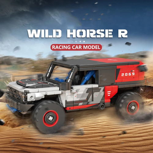 Modelo De Vehículo De Carreras Todoterreno Building Block, S