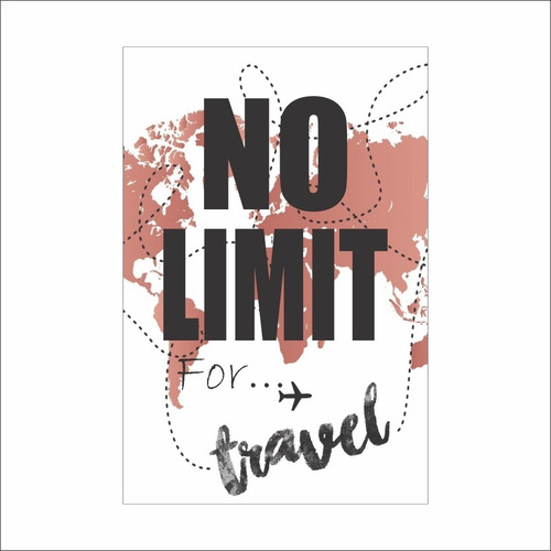 Kit 3 Placas Decorativas Frases Viaje (20cmx30cm Cada Placa)