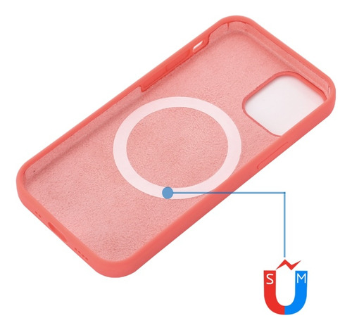 Funda De Silicona Magnética Para iPhone 16/15, Cómoda
