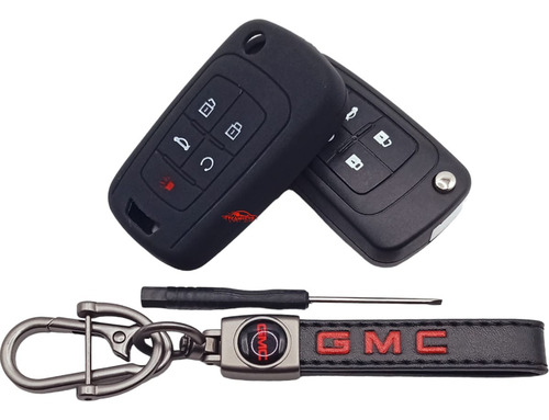Tc Funda Silicon Gmc Terrain 5 Boton 2010 Al 2018 + Llavero