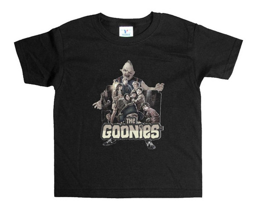 Remera Negra Niños Zombies R19